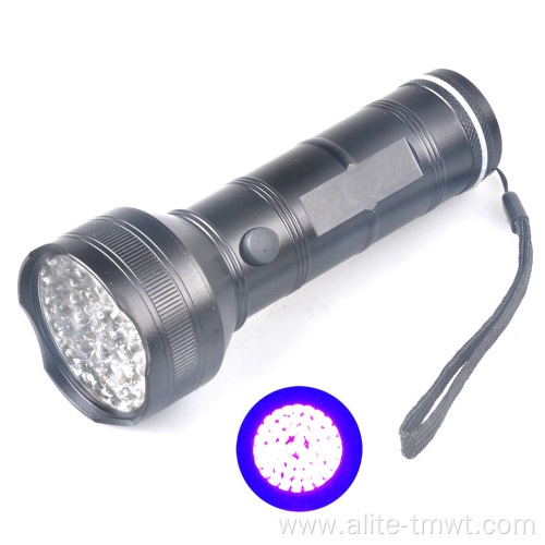 395nm 51 LED UV Black Light Flashlight Torch